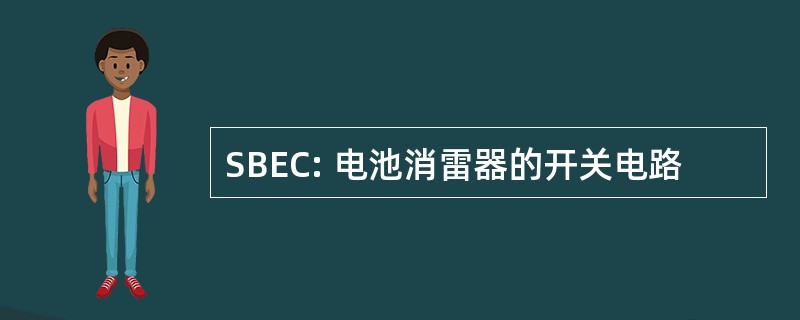 SBEC: 电池消雷器的开关电路