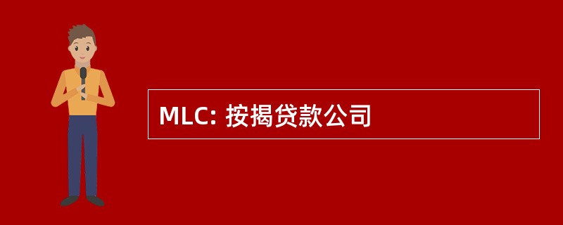 MLC: 按揭贷款公司