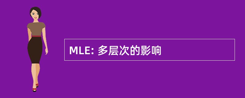 MLE: 多层次的影响