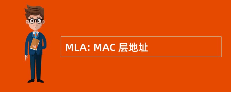 MLA: MAC 层地址