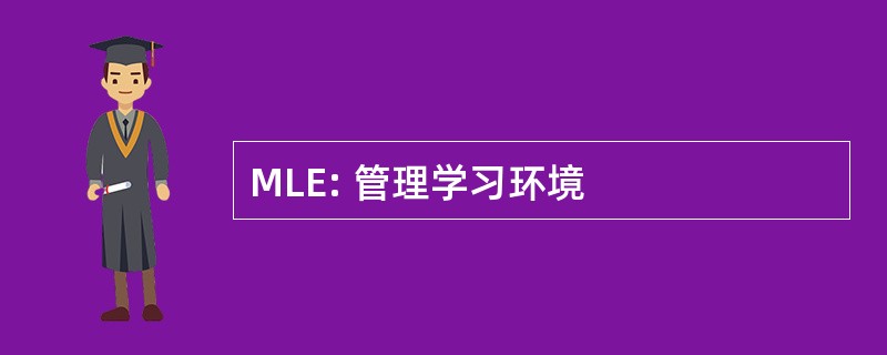 MLE: 管理学习环境