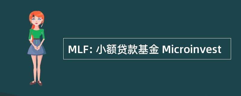 MLF: 小额贷款基金 Microinvest