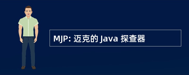 MJP: 迈克的 Java 探查器