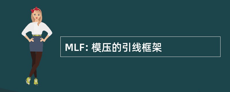 MLF: 模压的引线框架