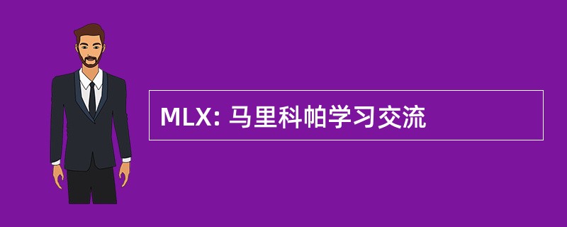 MLX: 马里科帕学习交流