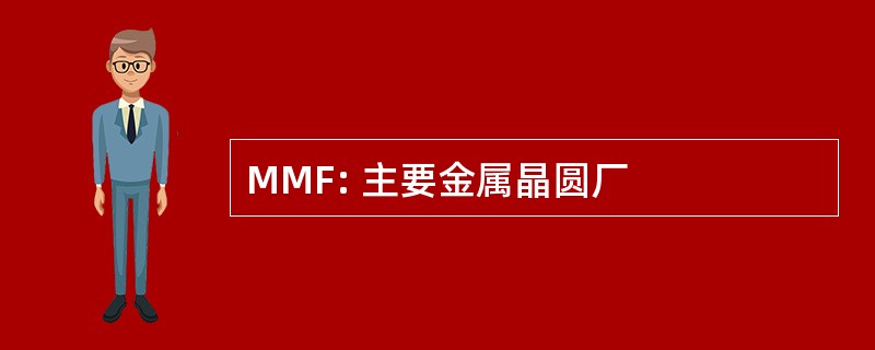 MMF: 主要金属晶圆厂