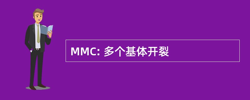 MMC: 多个基体开裂