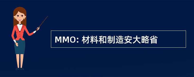 MMO: 材料和制造安大略省