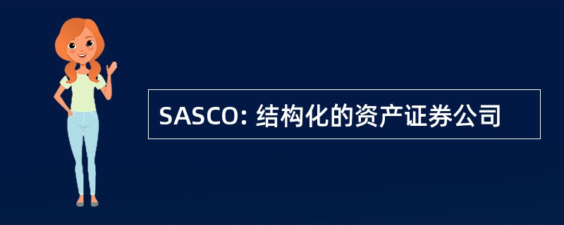 SASCO: 结构化的资产证券公司