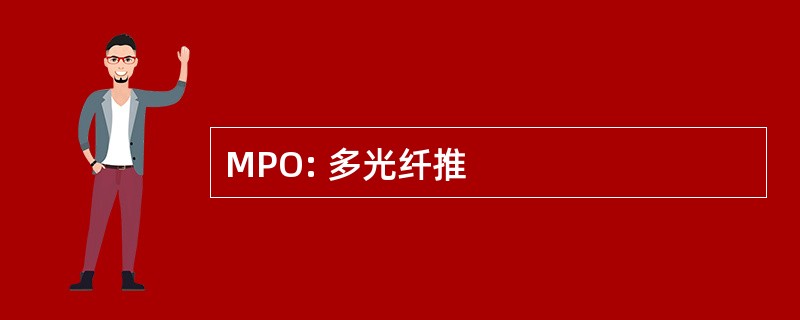 MPO: 多光纤推