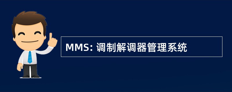 MMS: 调制解调器管理系统