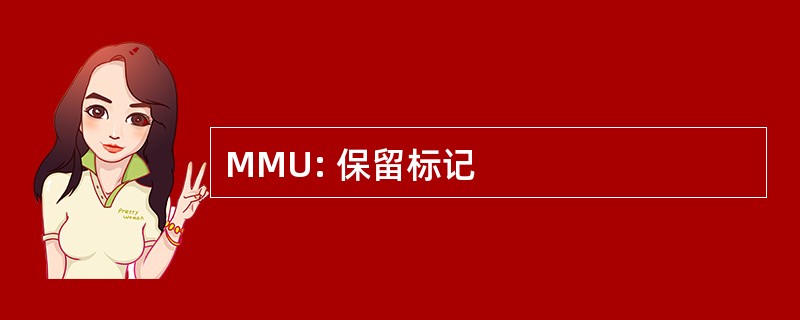 MMU: 保留标记