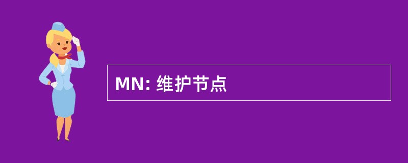 MN: 维护节点