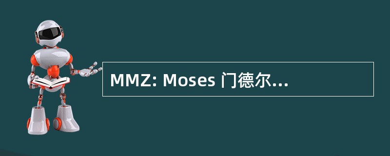 MMZ: Moses 门德尔松中央火车站