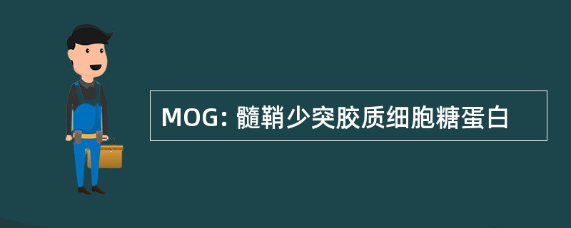 MOG: 髓鞘少突胶质细胞糖蛋白