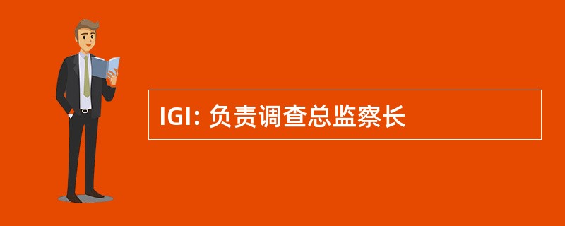 IGI: 负责调查总监察长