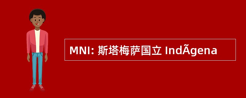 MNI: 斯塔梅萨国立 IndÃgena