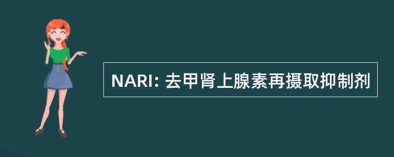 NARI: 去甲肾上腺素再摄取抑制剂