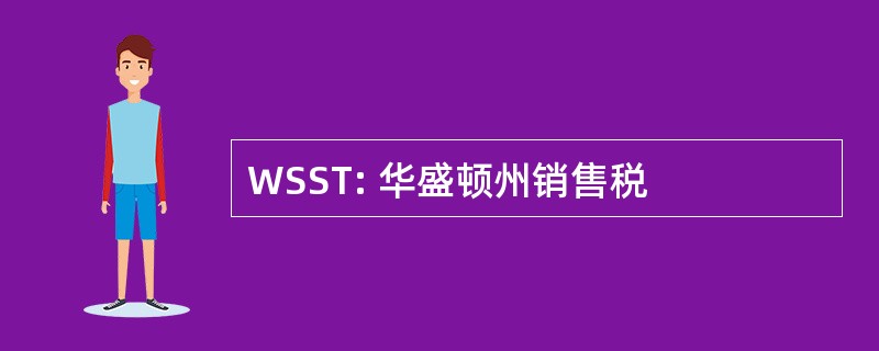 WSST: 华盛顿州销售税