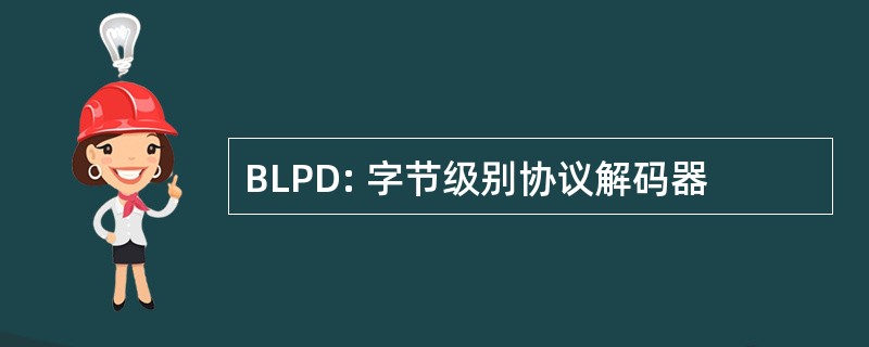 BLPD: 字节级别协议解码器