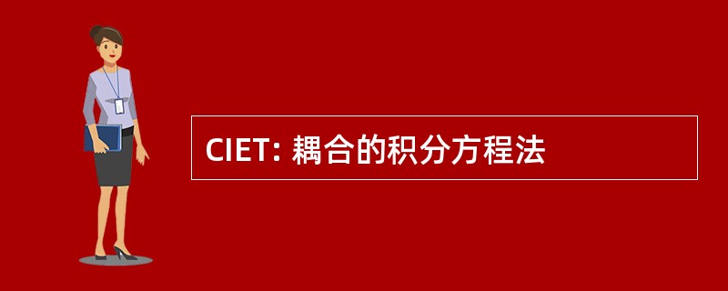 CIET: 耦合的积分方程法