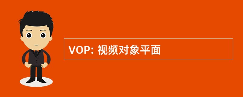 VOP: 视频对象平面