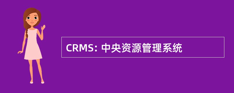 CRMS: 中央资源管理系统