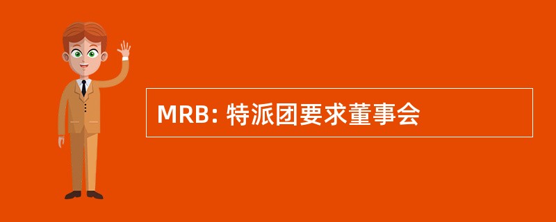 MRB: 特派团要求董事会