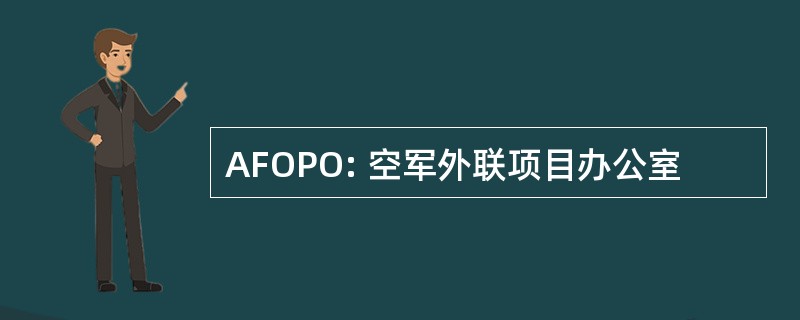 AFOPO: 空军外联项目办公室