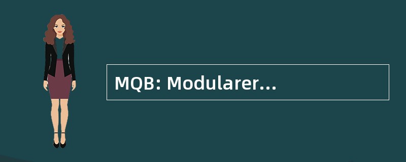 MQB: Modularer Querbaukasten