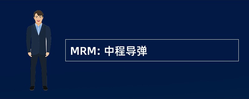 MRM: 中程导弹