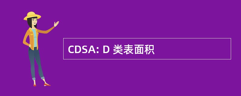 CDSA: D 类表面积