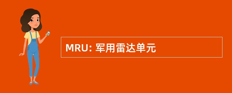 MRU: 军用雷达单元