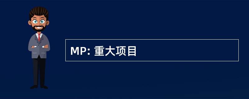 MP: 重大项目