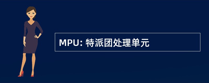 MPU: 特派团处理单元