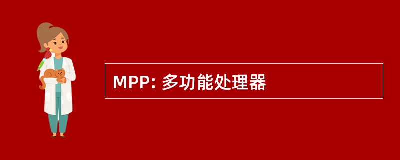 MPP: 多功能处理器