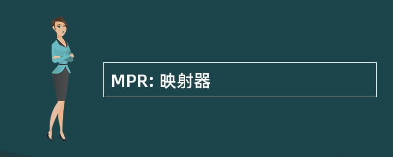 MPR: 映射器