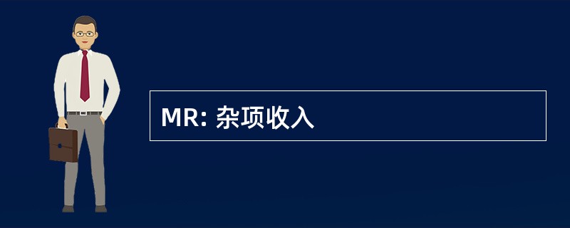 MR: 杂项收入