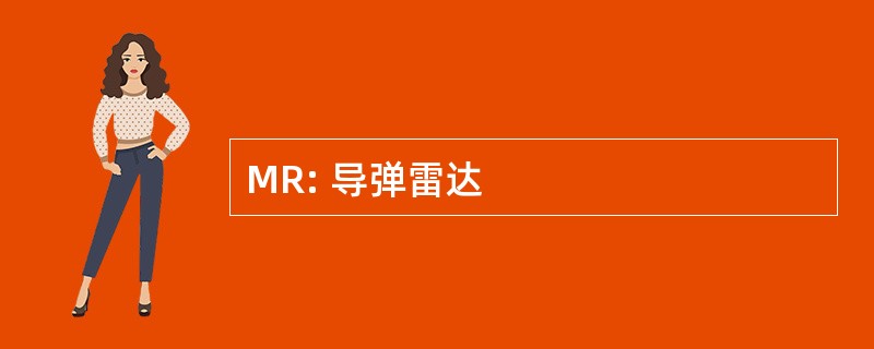 MR: 导弹雷达