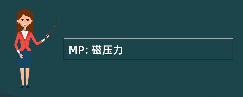 MP: 磁压力