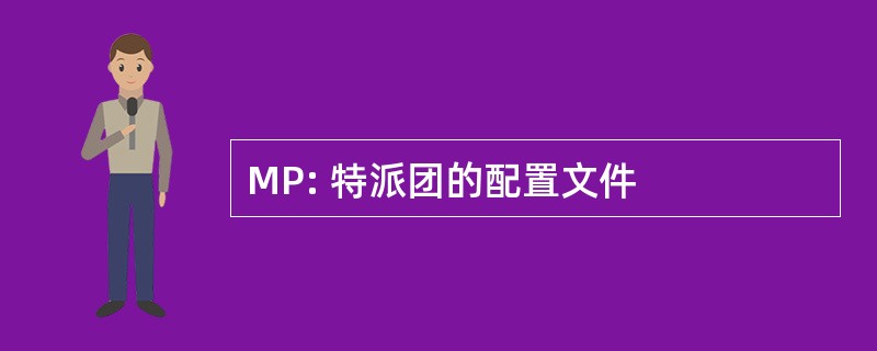 MP: 特派团的配置文件