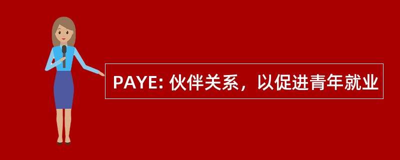 PAYE: 伙伴关系，以促进青年就业