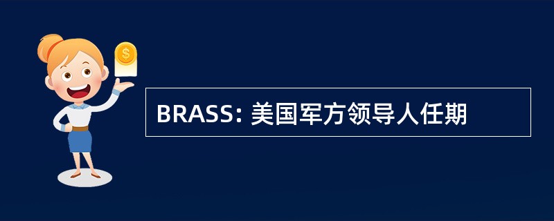 BRASS: 美国军方领导人任期