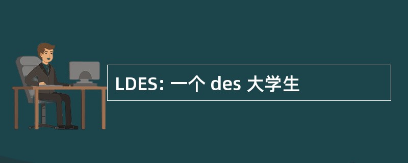 LDES: 一个 des 大学生