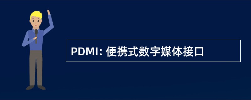 PDMI: 便携式数字媒体接口