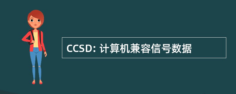 CCSD: 计算机兼容信号数据