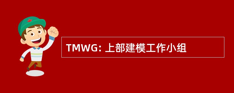 TMWG: 上部建模工作小组