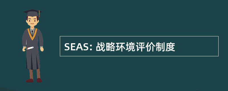 SEAS: 战略环境评价制度