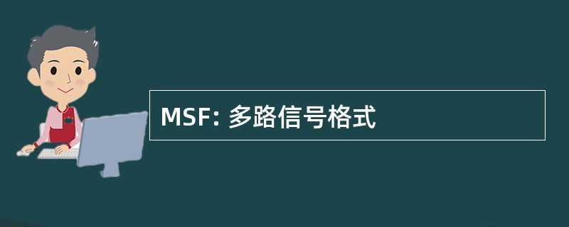 MSF: 多路信号格式