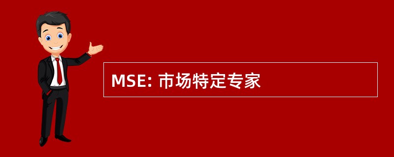 MSE: 市场特定专家